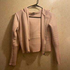 Sincerely Jules Blush Pink Hooded Cardigan